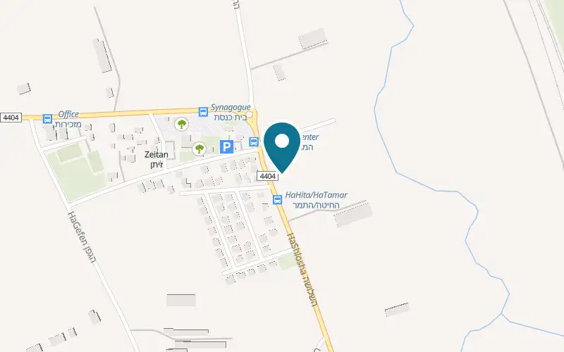 Map showing Grill 67 at 67 HaShlosha Street, Zeitan