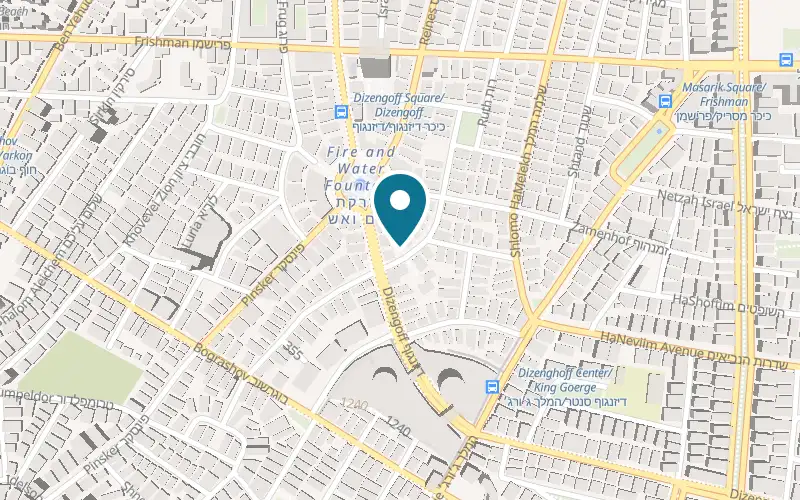 Map showing Guy Gil's Wonderful World at 63 Bar Kokhba Street, Tel Aviv-Yafo