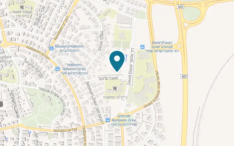 Map showing HaCountry Ness Ziona at 1 Pavel Frenkel Street, Ness Ziona