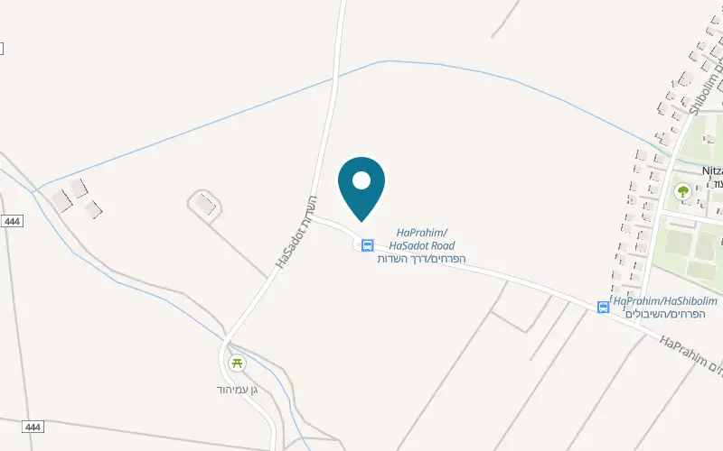 Map showing HaGabaniya at 64 HaPrahim Street, Nitzanei Oz