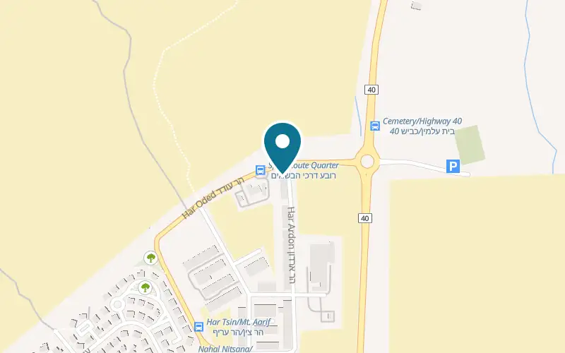 Map showing HaKatze at 2 Har Ardon Street, Mitzpe Ramon