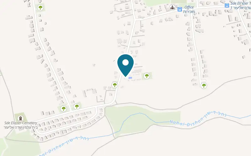 Map showing Halomot Naftali at Farm 24, Sde Eliezer, Sde Eliezer