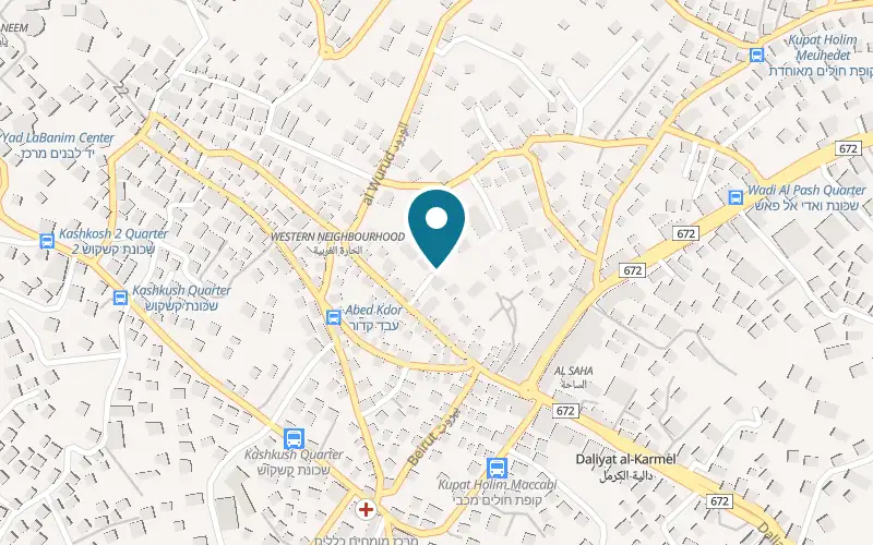 Map showing HaMansaf HaDruzi at Sheikh Amin Tarif Street, Daliyat al-Karmel