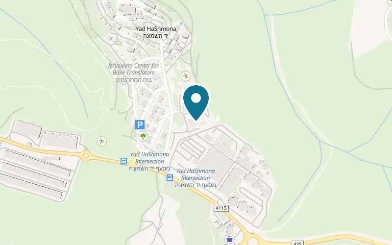 Map showing Hamatsesa at Yad HaShmona industrial area, Yad HaShmona
