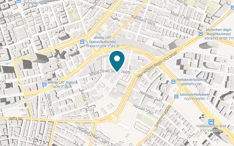 Map showing 26 Hamburger Gourmet at 26 Mikve Israel Street, Tel Aviv-Yafo