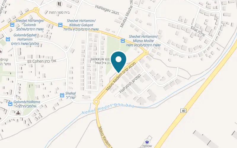 Map showing HaPatish 12 at 3 Mevo Kedem Street, Hod HaSharon