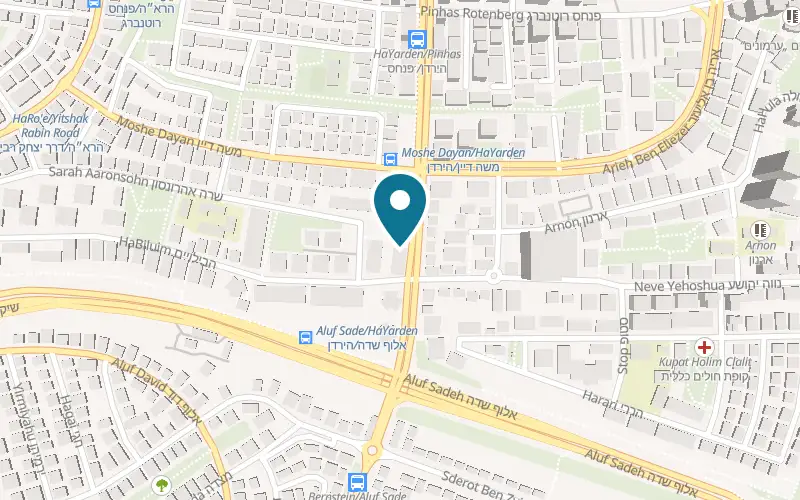 Map showing HaSultan at 94 HaYarden Street, Ramat Gan