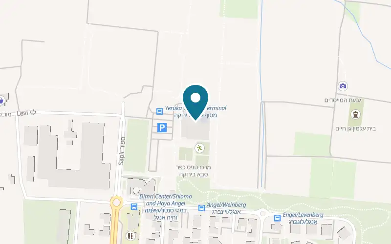 Map showing Holmes Place Kfar Saba at 14 Levi Street, Kfar Saba HaYeruka, Kfar Saba