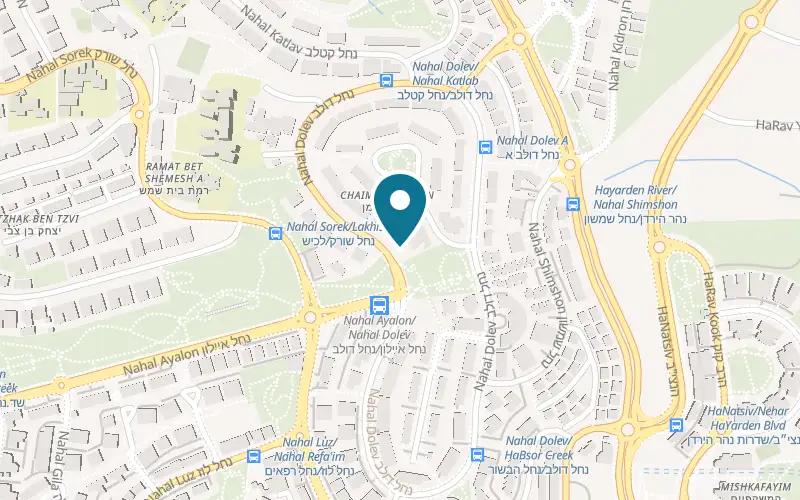 Map showing Holy Bagel RBS at 19 Nahal Dolev Street, Beit Shemesh