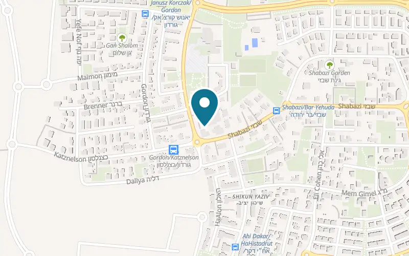 מפה: חם על האש בשדרות יצחק בן צבי, קדימה-צורן