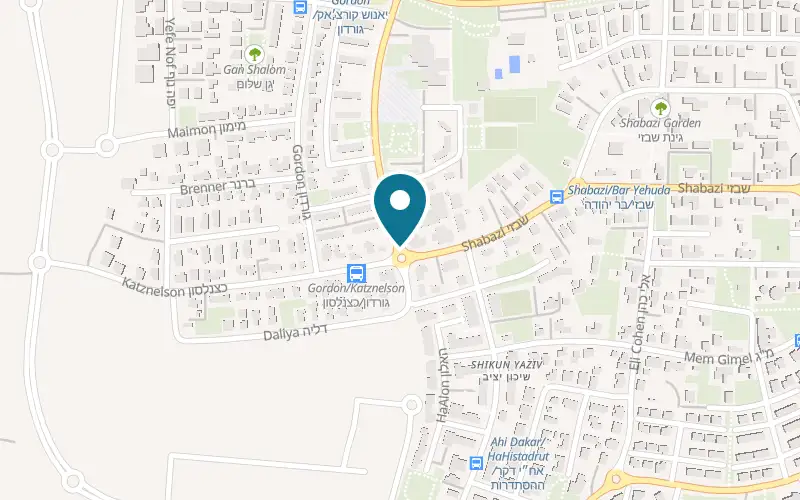 Map showing Hummus Yanay at 79 Yitzhak Ben Zvi Boulevard, Tzoran-Kadima