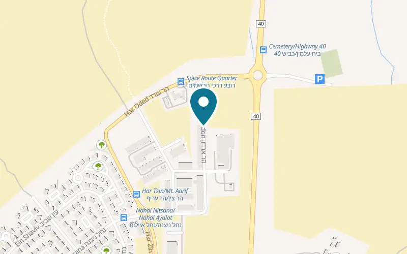 Map showing Ibex at 4 Har Ardon Street, Spice Route Quarter, Mitzpe Ramon