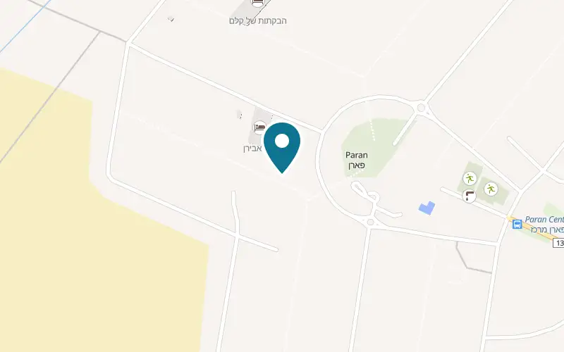 Map showing Idan Acher at Farm 51, Moshav Paran, Paran
