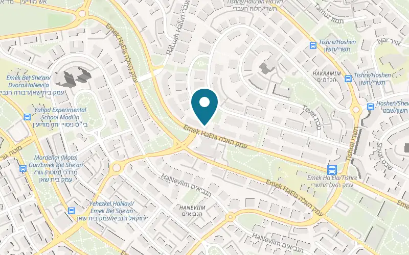 Map showing Idan Bar at 80 Emek HaEla Street, Modi'in-Maccabim-Re'ut