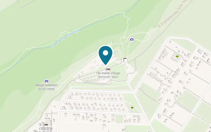 Map showing The Indian Village at Behind Moshav Avnei Eitan, on the cliff of Nahal El Al, Avnei Eitan