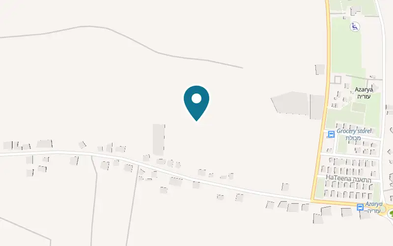 Map showing Ivry Dairy at 50 HaPardes Street, Moshav Azaria, Azaria