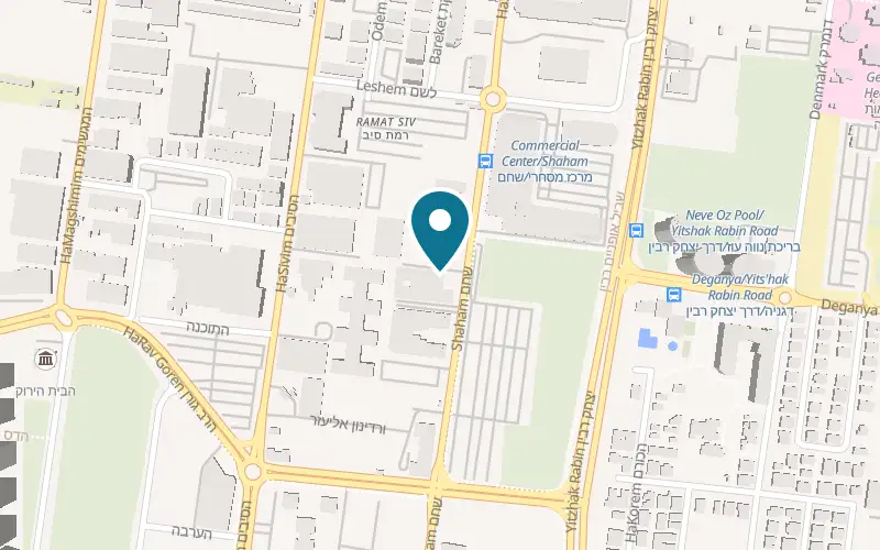 Map showing Jackie O at 32 Shacham Street, Petah Tikva