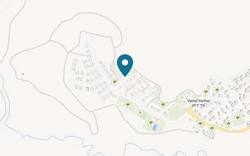 Map showing Jericho Inn at Moshav Vered Yeriho, Vered Yeriho