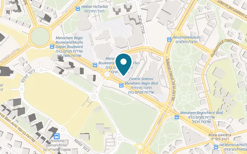 Map showing Jetlek at 5 HaGdud HaIvri Street, Gan HaIr, Ashdod