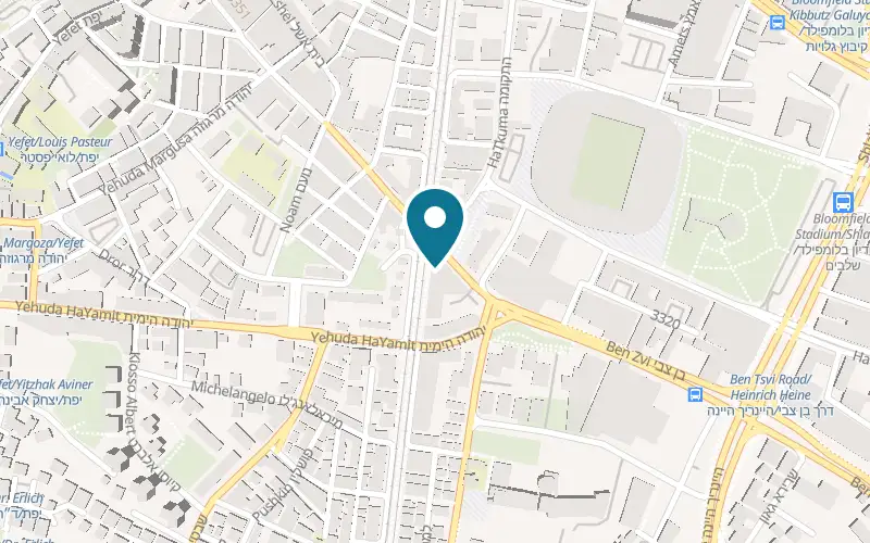 Map showing Joseph Hotel TLV at 49 Yerushalayim Boulevard, Tel Aviv-Yafo