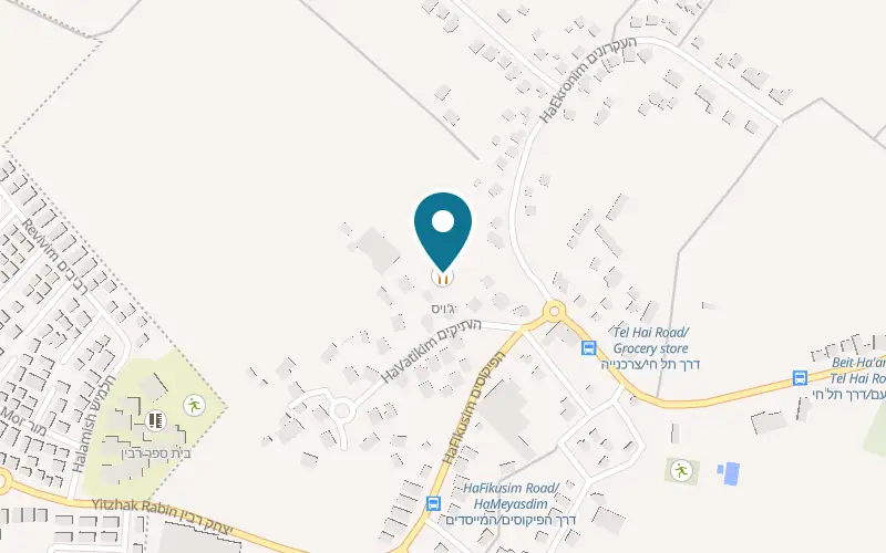 Map showing Joyce at 54 HaVatikim Street, Moshav Bitzaron, Bitzaron