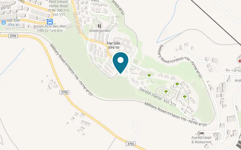 Map showing Juha at Beside the field school, Har Gilo, Har Gilo