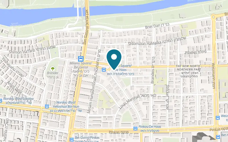 Map showing Juno at 1 De Haas Street, Milano Square, Tel Aviv-Yafo