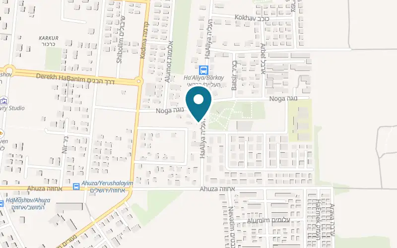Map showing Karkur Animal Clinic at 9 HaAliya Street, Pardes Hanna-Karkur