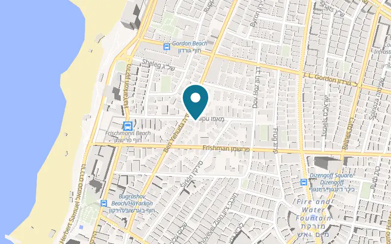 Map showing Karnit Melamed at 18 Mapu Street, corner of 78 Ben Yehuda Street, Tel Aviv-Yafo