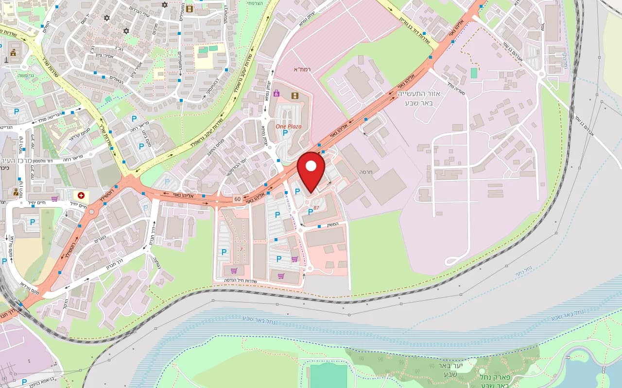 Map showing Kepasa at 6 Heil HaHandasa Street, Max Amot Centre, Beer Sheva