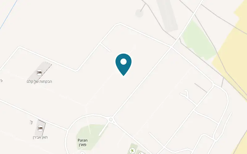 Map showing Koren Farm at Farm 85, Moshav Paran, Paran
