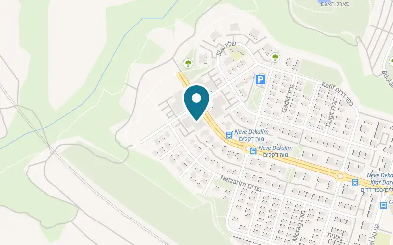 Map showing Korkevados at 13 Rafiach Yam Street, Netivot