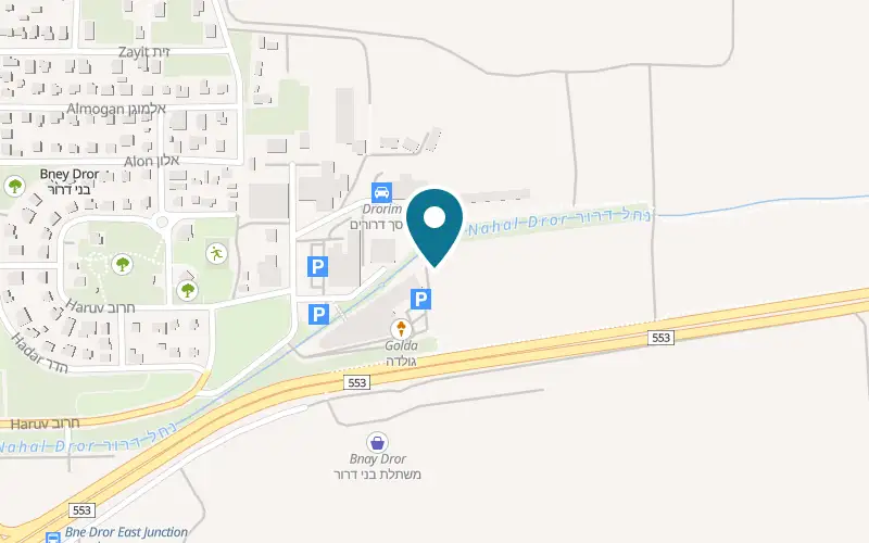 Map showing Kufila at Centro compound, Bnei Dror
