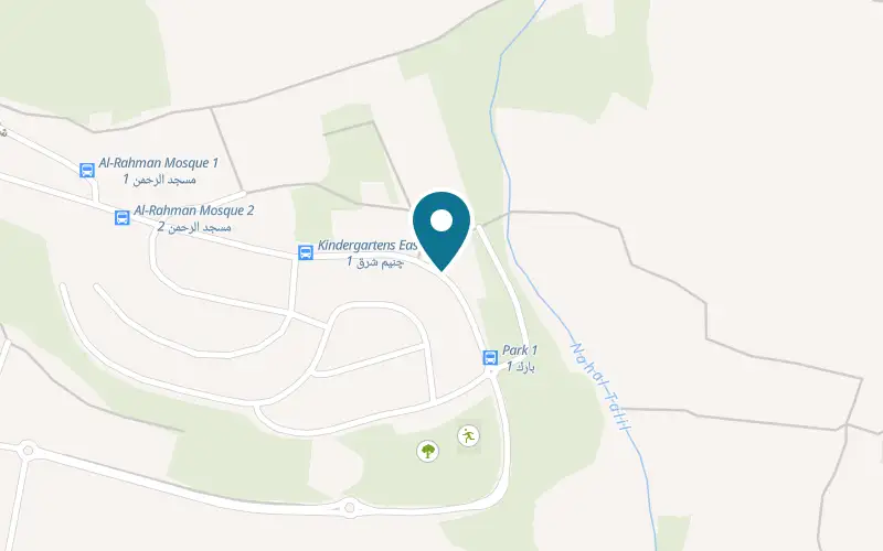 Map showing La Beirut Cafe at Street 1, Nahef