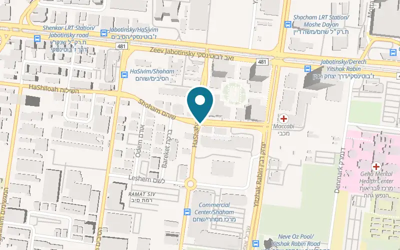 Map showing La Carne at 1 Totseret HaAretz Street, BSR City, Petah Tikva