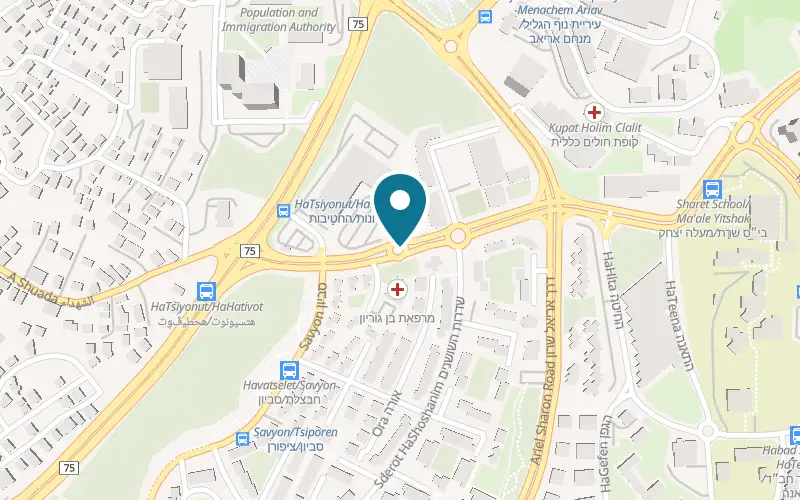 Map showing La Chacha at Mivne Mall, 1 Derech HaHativot, Nof HaGalil