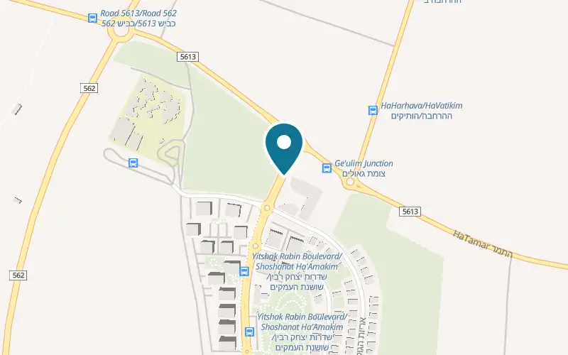 Map showing La Goffre at 38 Yitzhak Rabin Boulevard, Rothstein Centre, Tzoran, Tzoran-Kadima