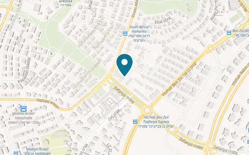 Map showing Laclair at 10 Kikar Tsfanya, Afridar Centre, Ashkelon