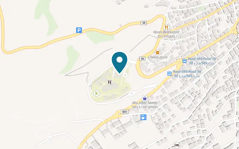 Map showing Lamita Hotel at The pedestrian street, Majdal Shams, Majdal Shams