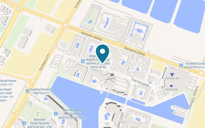 Map showing Leonardo Privilege Eilat at 6 Kamen Street, Eilat