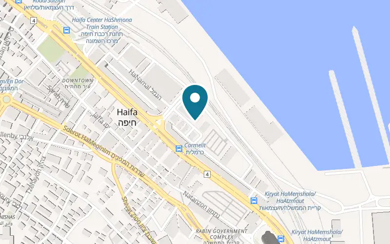 Map showing Libira at 26 HaNamal Street, Haifa