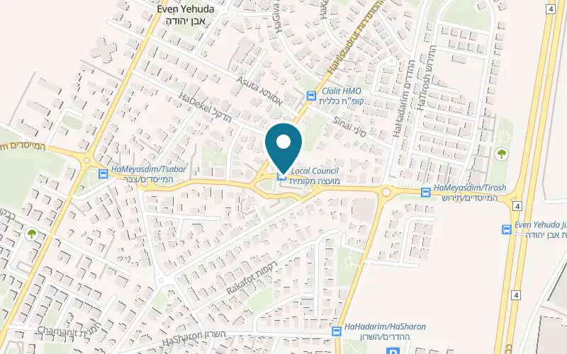 מפה: ליטל סיסטר פיצה ברחוב המייסדים 62, אבן יהודה