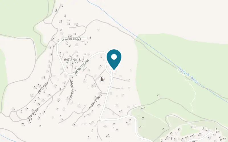 Map showing Livne Zimmer at Bat Ayin, Gush Etzion, Bat Ayin