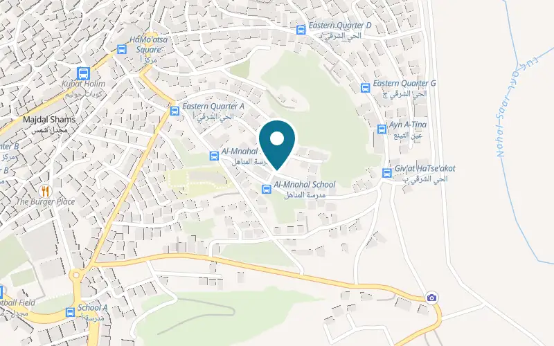 Map showing Locanda Suites at Majdal Shams, Golan Heights, Majdal Shams