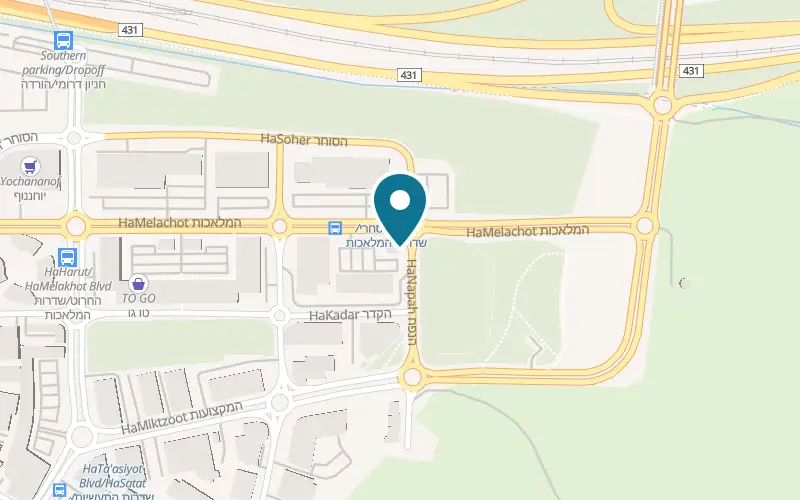 Map showing Luciana at 1 HaMelakhot Boulevard, Modi'in-Maccabim-Re'ut