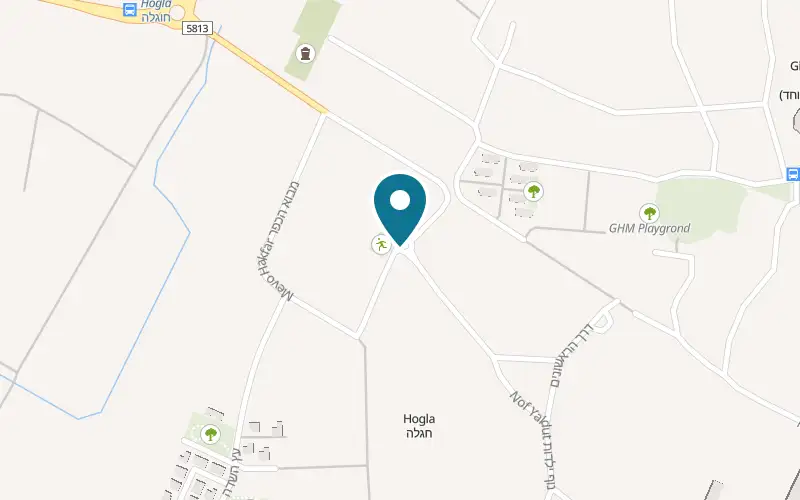 Map showing Luka at Shvil HaTapuzim, Hogla, Hogla