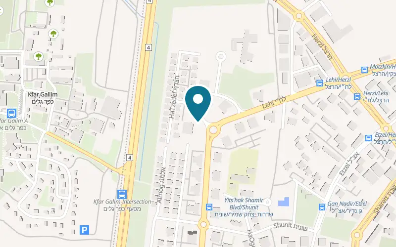 Map showing Maadanei Basar Zisso at 1 Dolphin Street, Tirat Carmel