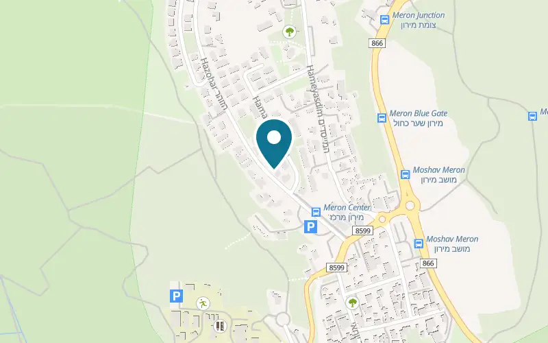 Map showing Madmon BeMeron at House 75, Meron, Meron