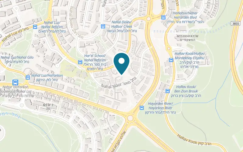 Map showing MeatBar at 10 Nahal Maor Street, Beit Shemesh