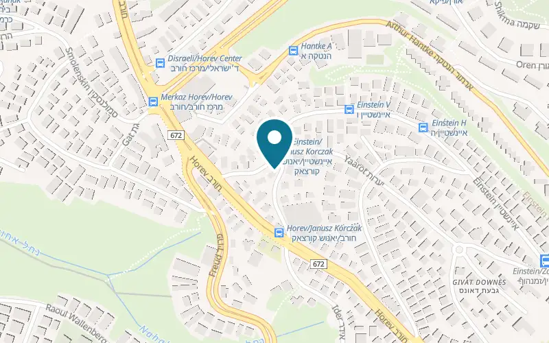 Map showing Medi-Vet at 8 Einstein Street, Haifa